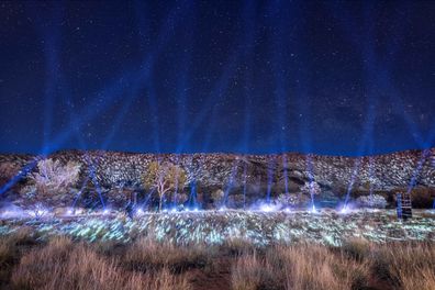 Parrtjima A Festival in Light is on near Alice Springs in the Northern Territory.