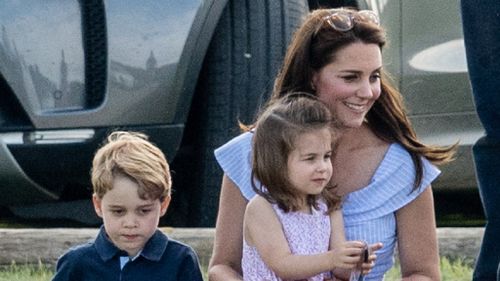 Kate with George and Charlotte at the park