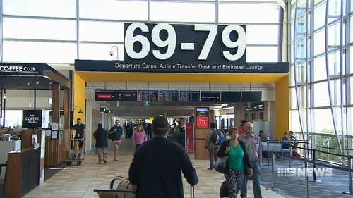 Brisbane Airport's new international terminal was today unveiled. (9NEWS)