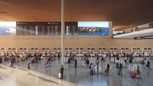 An impression of the new airport.