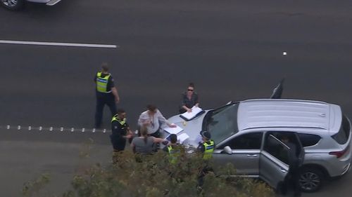 A 30-year-old Melbourne woman is fighting for life after she was flung from a moving car on the city's Princes Freeway.The woman, from Tarneit in the city's west﻿, is in a critical condition.