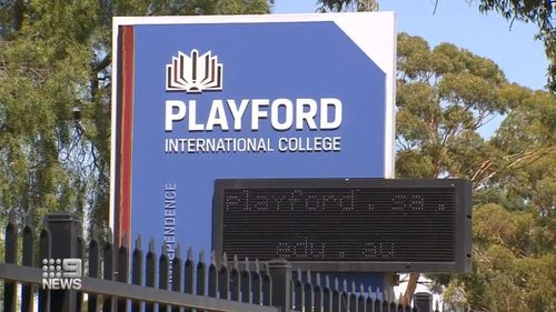 The post was shared around the Playford International College community, which prompted many parents to keep their kids home from school.