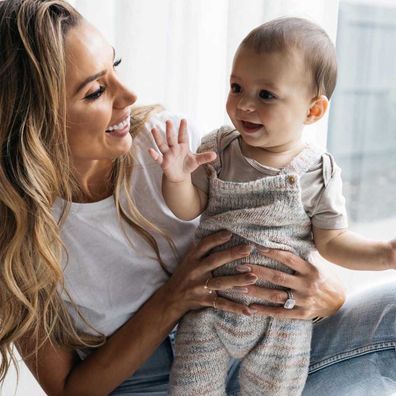 Snezana Wood and her baby Charlie.