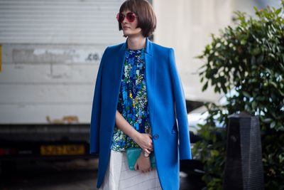 Sam Rollinson brought the elegance with perfect shades of cobalt blue paired with bright whites.