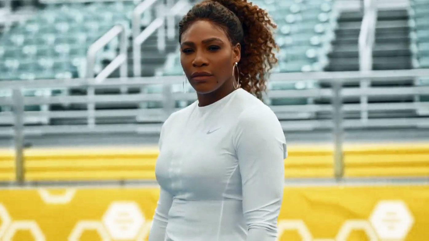 Serena Williams in Super Bowl ad for Bumble