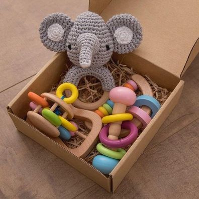 Montessori Rattle Set