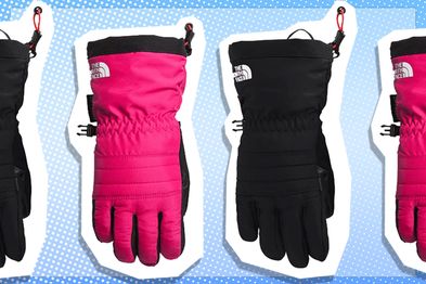 9PT: The North Face Montana Ski Gloves, Pink and Black