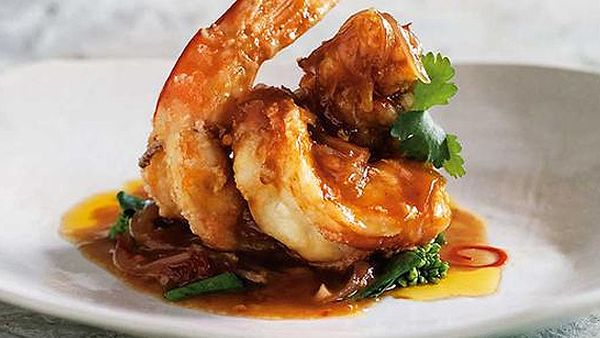 Spice I Am's prawns with tamarind sauce