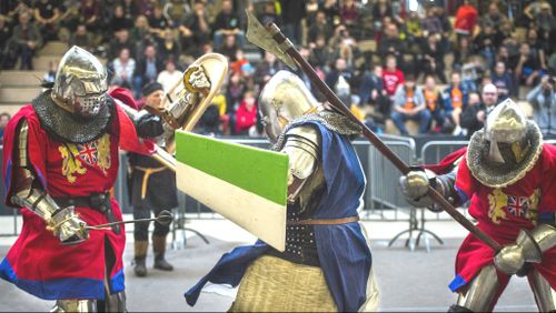 'The complete sport': Modern knights do battle in bone-crunching European tournament
