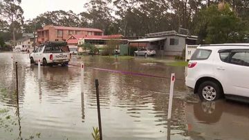 Flooding at Sanctuary Point, NSW.