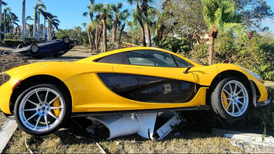 Los residentes de Florida se despiertan con escenas de devastación después de que el huracán Ian arrasara furiosamente el estado.  El propietario de un automóvil de lujo, Ernie, se horrorizó cuando encontró su superdeportivo McLaren P1 flotando en un inodoro. 