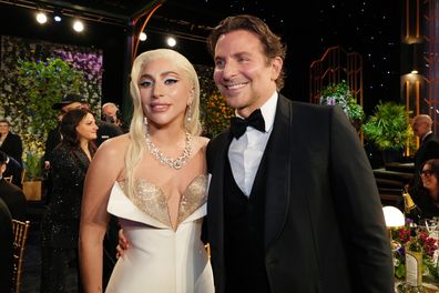 Lady Gaga and Bradley Cooper attend the Screen Actors Guild Awards 2022.
