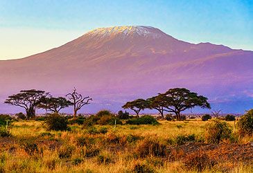 Which dormant volcano is the highest mountain in Africa?