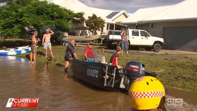 Families could be stranded for days by NSW floods.