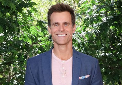 Cameron Mathison on the set of Hallmark's Home & Family at Universal Studios Hollywood on April 9, 2019