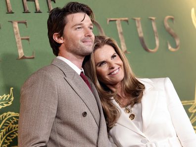 Patrick Schwarzenegger and Maria Shriver