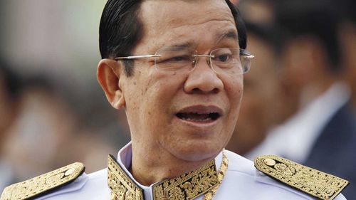 Cambodian leader to 'beat up' protesters