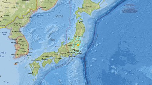 Magnitude 5.5 quake strikes near Japan's east coast, USGS reports