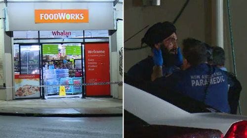 Sydney supermarket worker tasered during armed robbery
