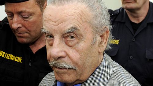 Defendant Josef Fritzl arrives at court on trial for incest and murder on March 19, 2009