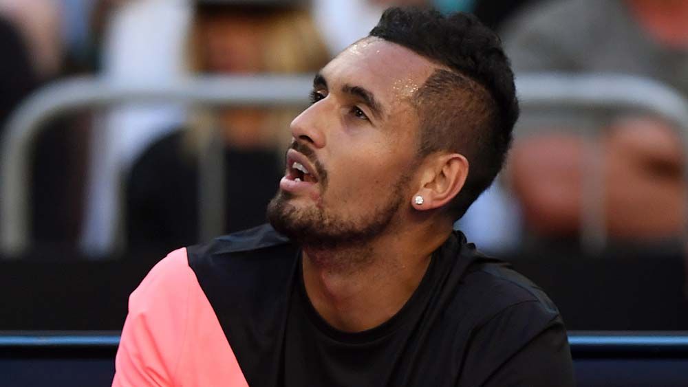 Nick Kyrgios fined for outburst at fan during first-round match