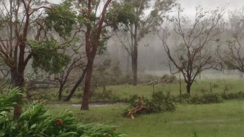 Yeppoon was only supposed to be 'grazed' by Cyclone Marcia, but a number of residents have reported severe damage to their properties. (Supplied: Natalee Smith)