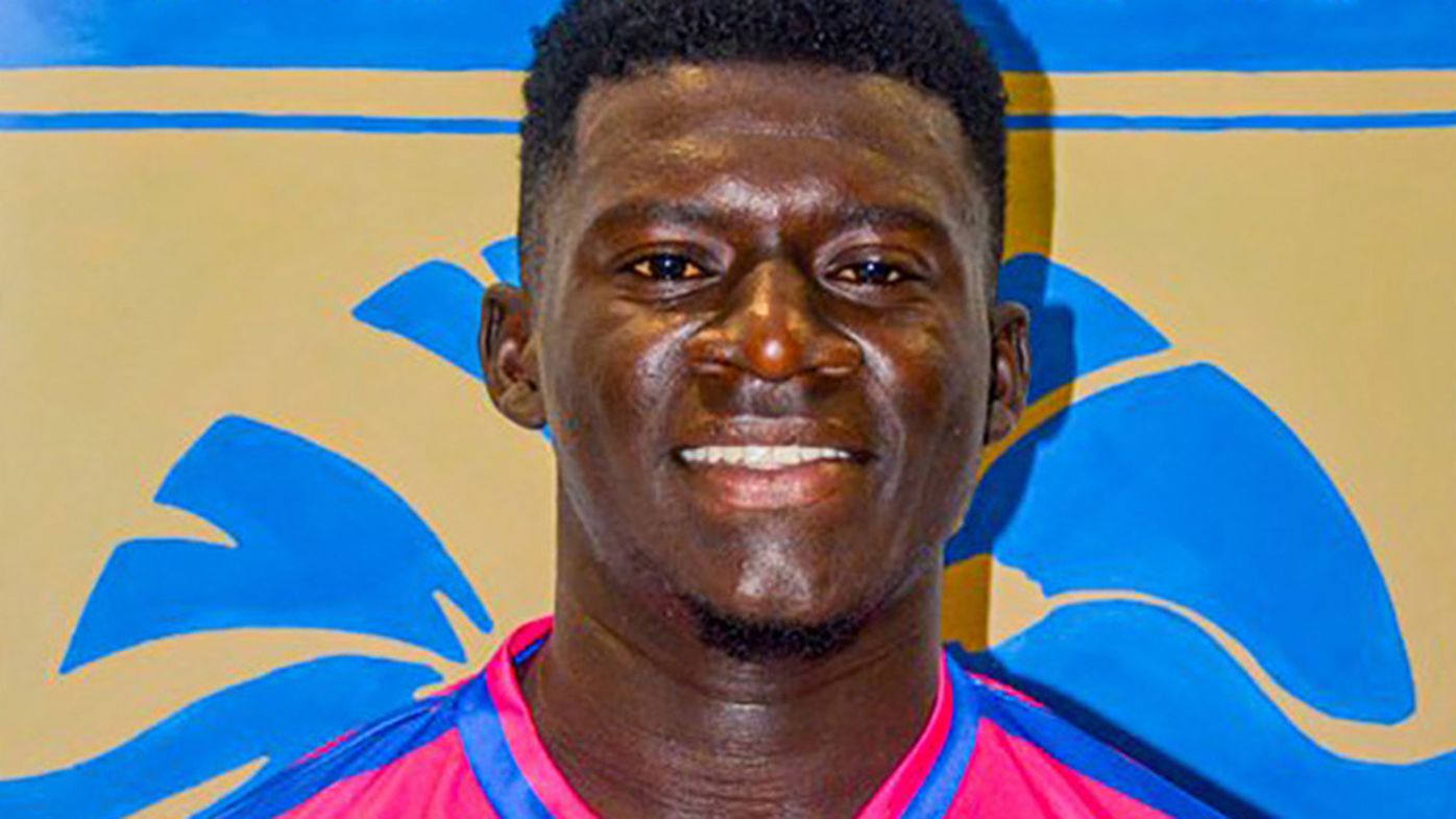 Sylla Moustapha died after collapsing on the pitch during a match.