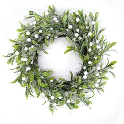 Jolly & Joy Berry Wreath White