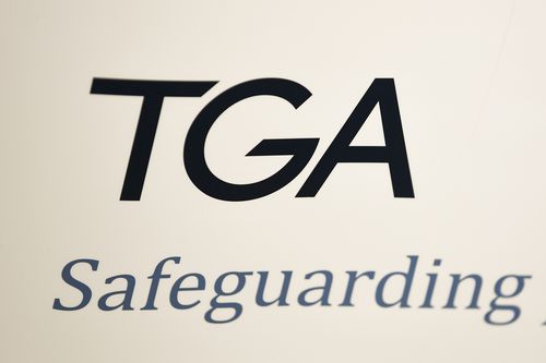 The logo of the Therapeutic Goods Administration (TGA).