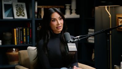 Kim Kardashian spoke to Jay Shetty about her experience with parenting.