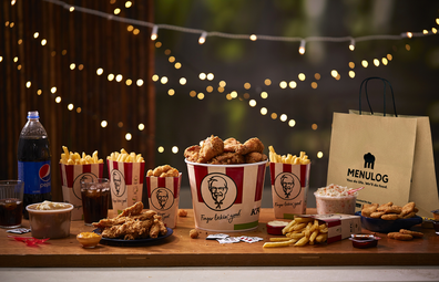 KFC home delivery with Menulog