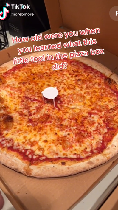 TikToker reveals game changing way to eat pizza.