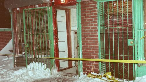 Crime scene images show the social club on Tyler Street in Boston after six men were shot at close range, execution-style, on January 12, 1991.
