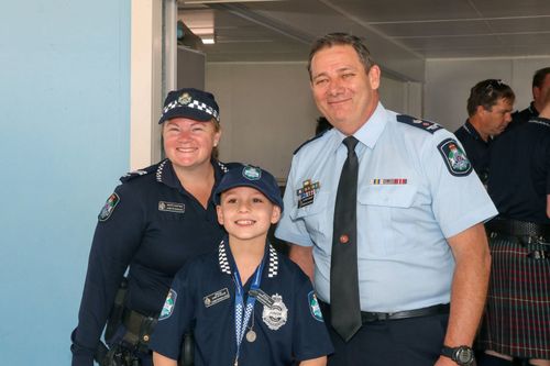 Christopher Lowe special constable at Miles Police for the day