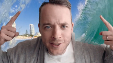 At one point Hamish Blake even suggests he'd take up surfing.