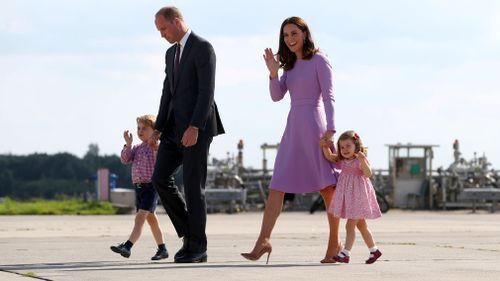 Princess Charlotte is expected to join her brother in two years' time. (AAP)