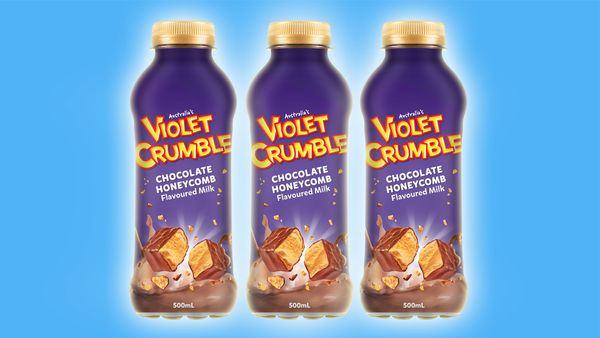 Violet Crumble milk