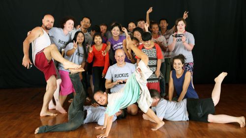 RUCKUS with Cambodian performance performance group, Epic Encounters. (RUCKUS)