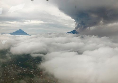 Guatemala's Volcan de Fuego has had its biggest eruption since 1974. (Rachael Dyer)