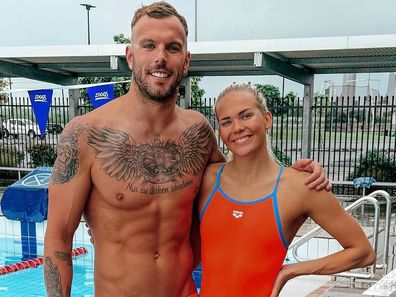 Kyle Chalmers and Ingeborg Løyning