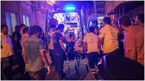 At least 30 people have died after a suspected terror bombing attack in Turkey. (AFP)