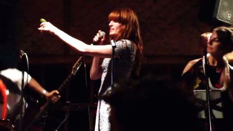 Drunk? Florence Welch slams tequila and covers Daft Punk's 'Get Lucky'