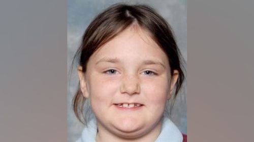 Police search for missing 9-year-old girl Aerodyne Handley. (Supplied)
