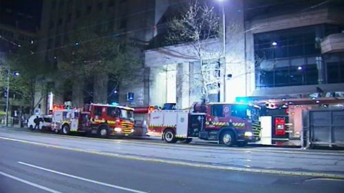 Burst pipe floods bank in Melbourne’s CBD