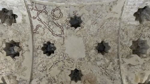The star-shaped windows are typical of hammams.