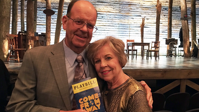 Nick and Diane's story is one of the threads in the musical "Come From Away."