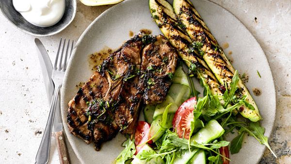 Indian-style barbecued lamb forequarter chops