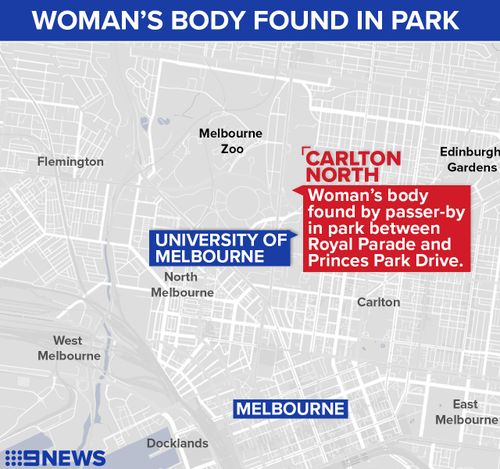 The body was found near a popular running track. (9NEWS)