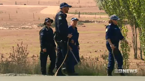 Police are scouring bushland in Goulburn for the body of Samah Baker.