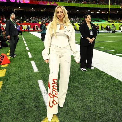 Brittanny Mahomes di Super Bowl